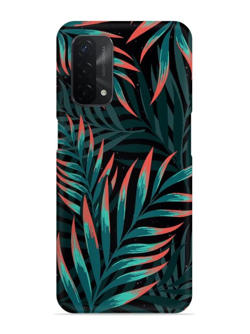 Green Leaf Art Snap Case for Oppo A74 (5G)