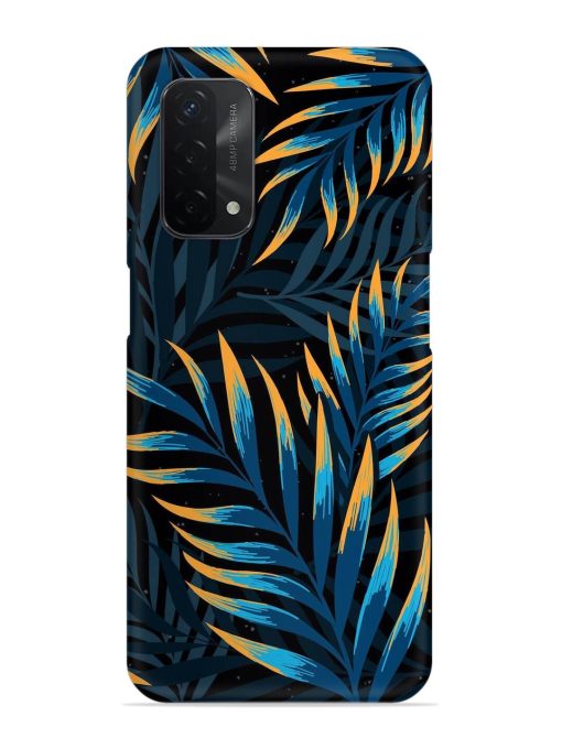 Abstract Leaf Art Snap Case for Oppo A74 (5G) Zapvi