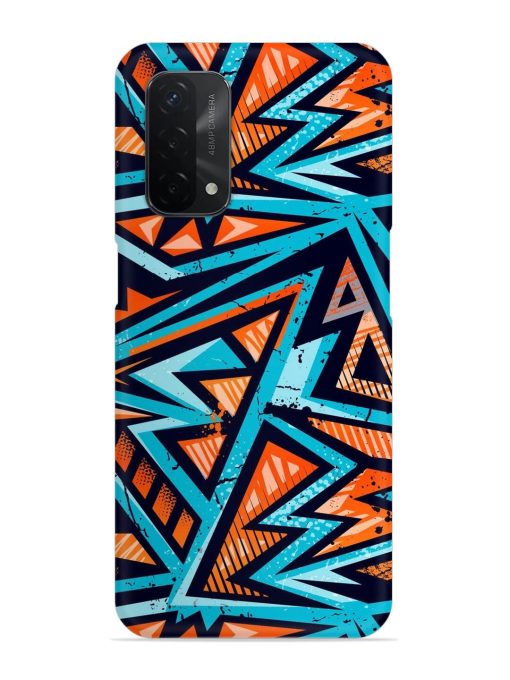 Abstract Seamless Grunge Snap Case for Oppo A74 (5G)