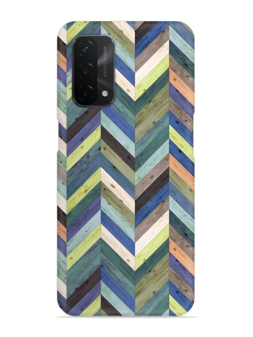 Chevron Random Color Snap Case for Oppo A74 (5G) Zapvi