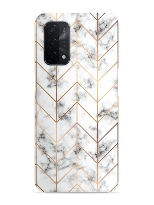 Vector Marble Texture Snap Case for Oppo A74 (5G) Zapvi