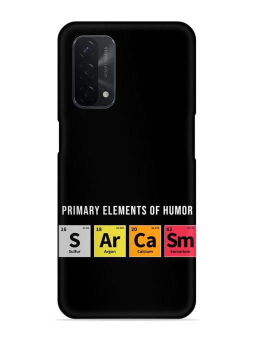 Primary Elements Humor Snap Case for Oppo A74 (5G) Zapvi