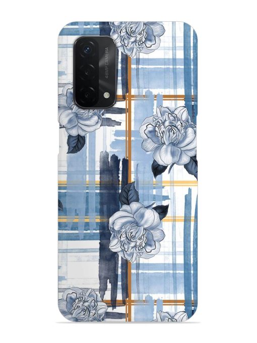 Watercolor Pattern Rose Snap Case for Oppo A74 (5G) Zapvi