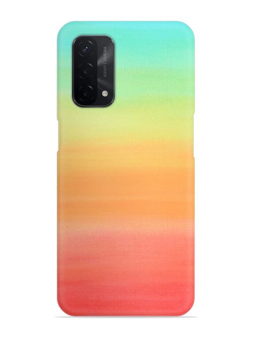 Background Sky Watercolor Snap Case for Oppo A74 (5G) Zapvi