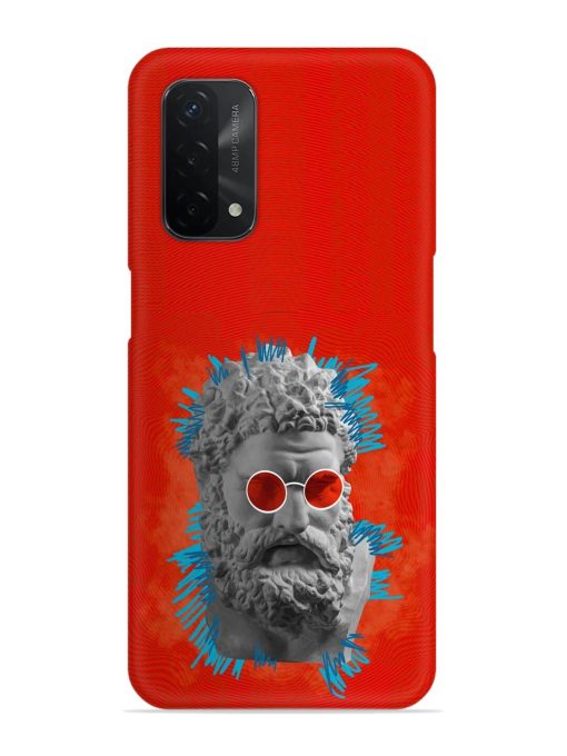 Contemporary Art Concept Snap Case for Oppo A74 (5G) Zapvi