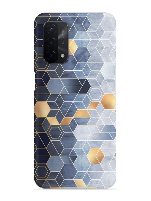 Geometric Abstraction Hexagons Snap Case for Oppo A74 (5G) Zapvi