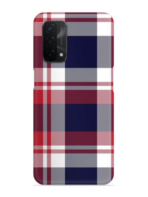 Classic Plaid Tartan Snap Case for Oppo A74 (5G) Zapvi