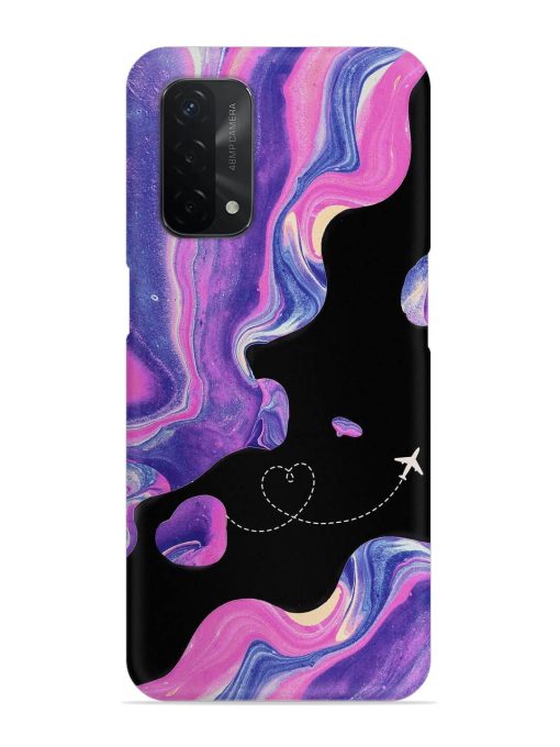 Glitter Art Snap Case for Oppo A74 (5G) Zapvi