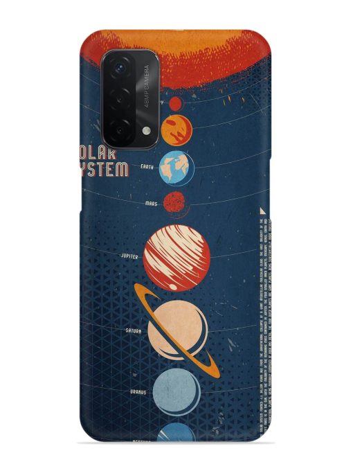 Solar System Vector Snap Case for Oppo A74 (5G)