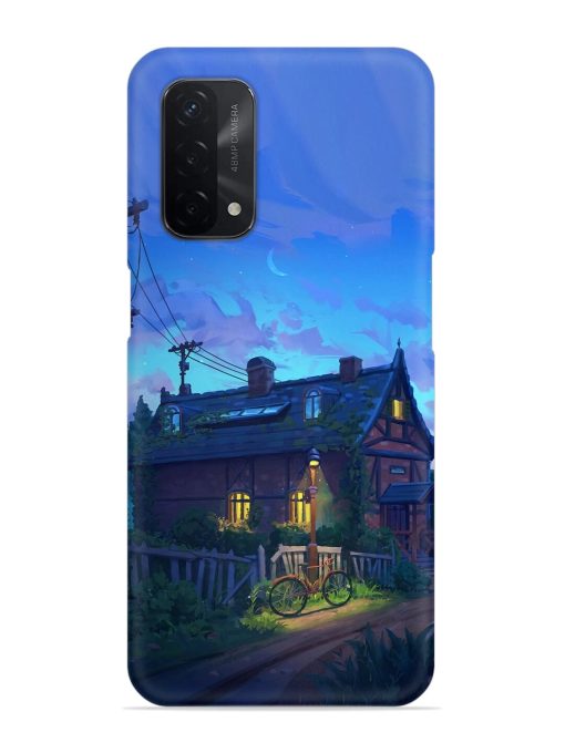 Beautiful Village House Snap Case for Oppo A74 (5G) Zapvi