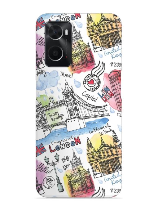 Vector London Landmark Snap Case for Oppo A76