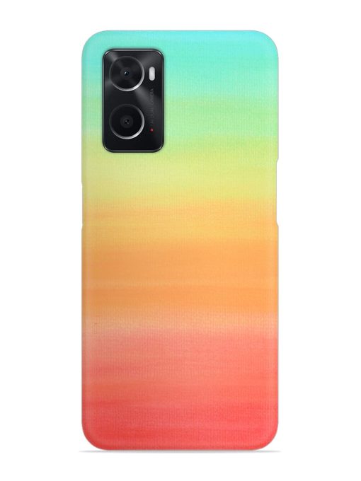 Background Sky Watercolor Snap Case for Oppo A76 Zapvi