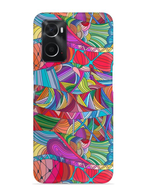 Seamless Patterns Hand Drawn Snap Case for Oppo A76