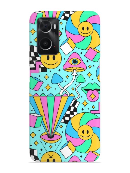 Trippy Rainbow 60S Snap Case for Oppo A76