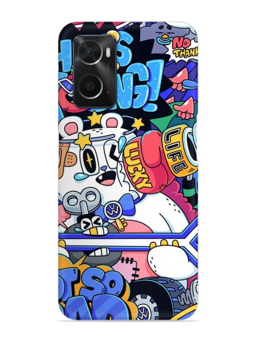 Universal Doodle Snap Case for Oppo A76