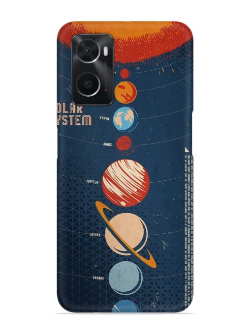 Solar System Vector Snap Case for Oppo A76