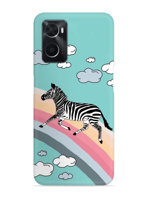 Running Zebra Snap Case for Oppo A76