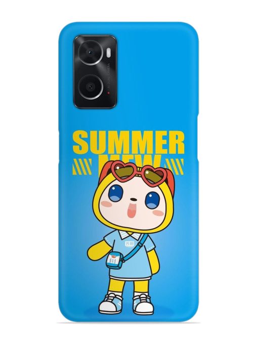 Summer Mew Cartoon Snap Case for Oppo A76 Zapvi