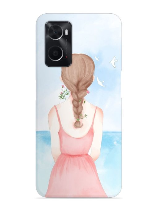 Watercolor Girl Vector Snap Case for Oppo A76