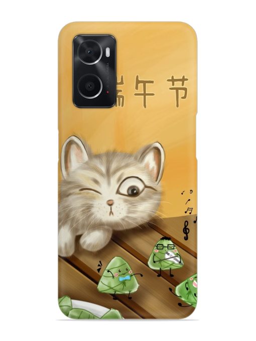 Cat Scorpion Dancing Snap Case for Oppo A76