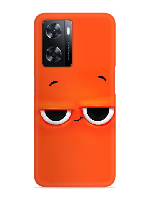 Smiley Face Snap Case for Oppo A77 Zapvi