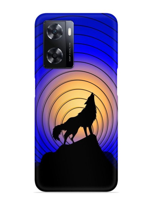 Fox Roaring Design Snap Case for Oppo A77 Zapvi