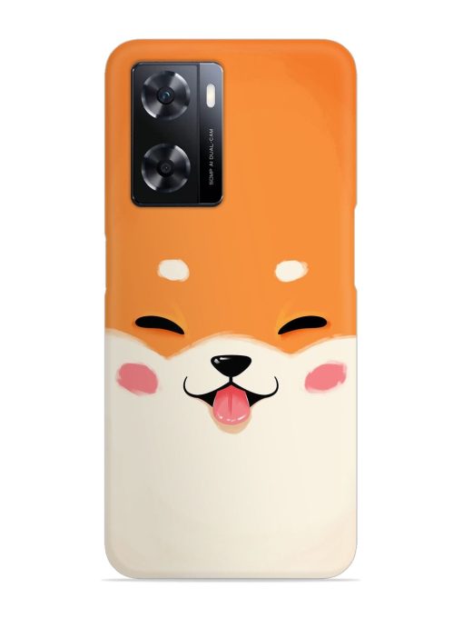 Happy Cat Art Snap Case for Oppo A77 Zapvi