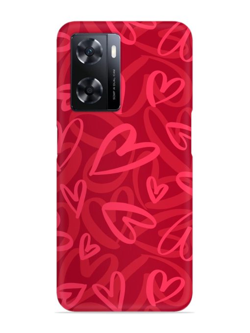 Seamless Romantic Pattern Snap Case for Oppo A77