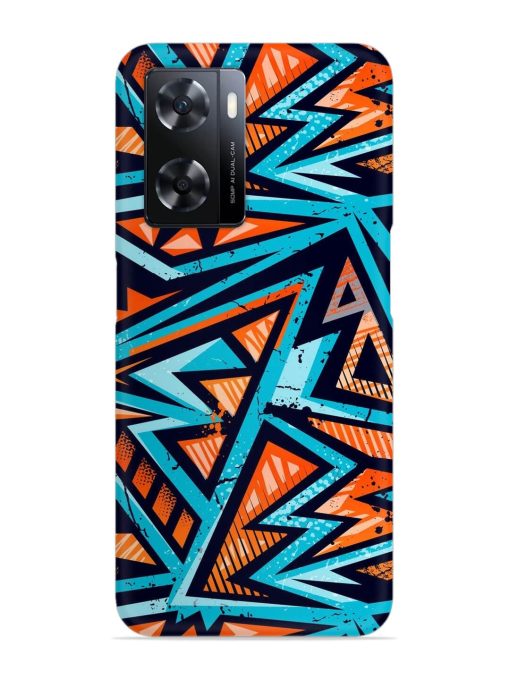 Abstract Seamless Grunge Snap Case for Oppo A77 Zapvi