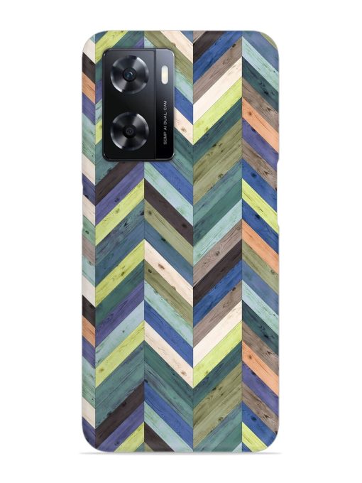 Chevron Random Color Snap Case for Oppo A77 Zapvi