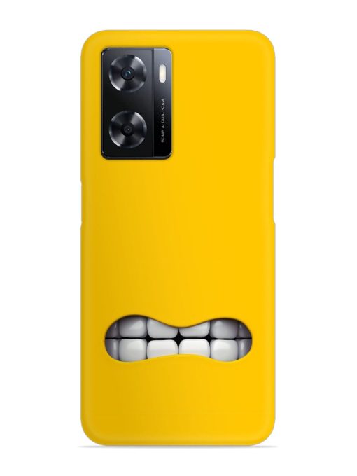 Mouth Character On Snap Case for Oppo A77 Zapvi