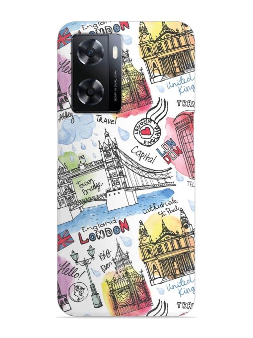 Vector London Landmark Snap Case for Oppo A77