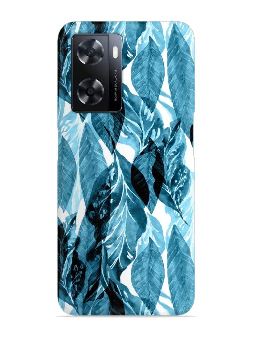 Leaves Pattern Jungle Snap Case for Oppo A77 Zapvi