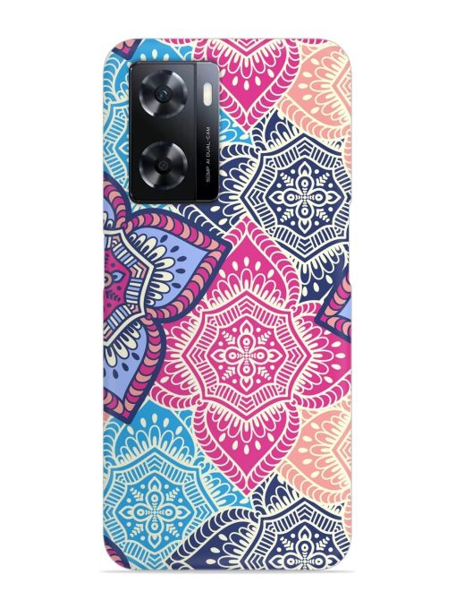 Ethnic Floral Seamless Snap Case for Oppo A77 Zapvi