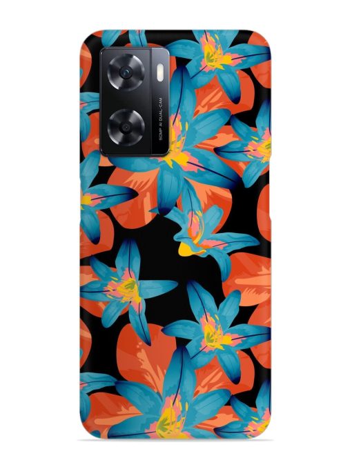 Philippine Flowers Seamless Snap Case for Oppo A77 Zapvi