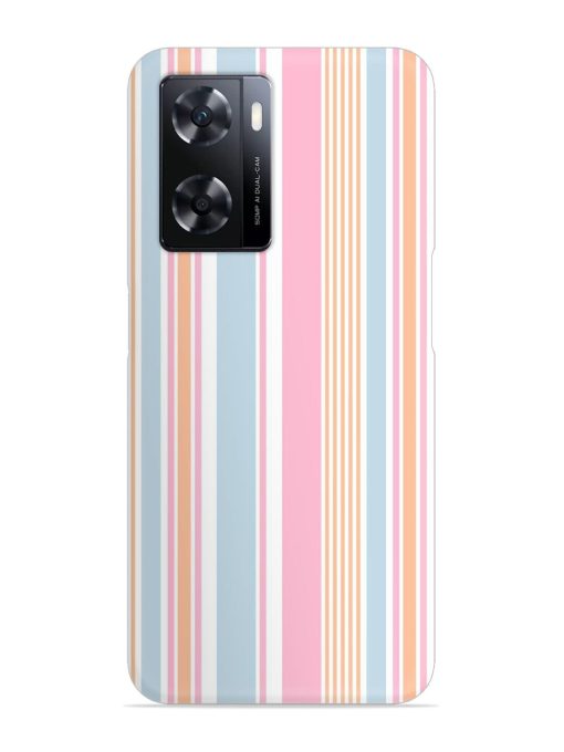 Stripe Seamless Pattern Snap Case for Oppo A77