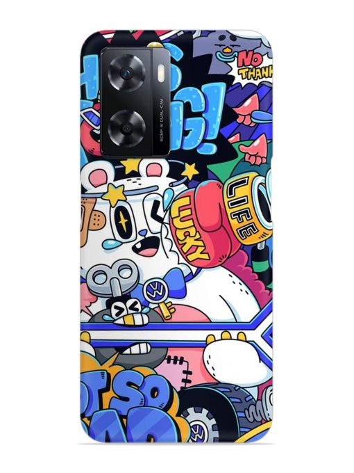 Universal Doodle Snap Case for Oppo A77