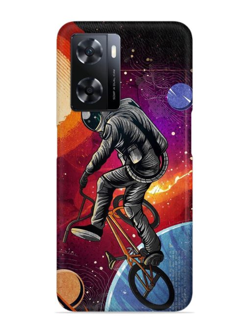 Super Eclipse Bmx Bike Snap Case for Oppo A77 Zapvi