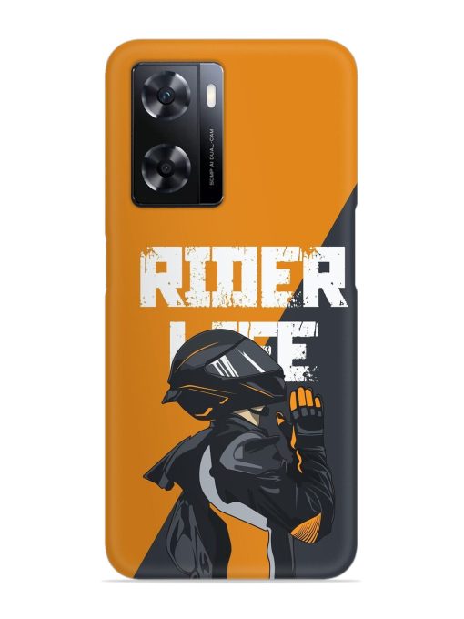 Rider Life Snap Case for Oppo A77 Zapvi