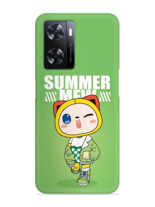 Summer Mew Snap Case for Oppo A77 Zapvi