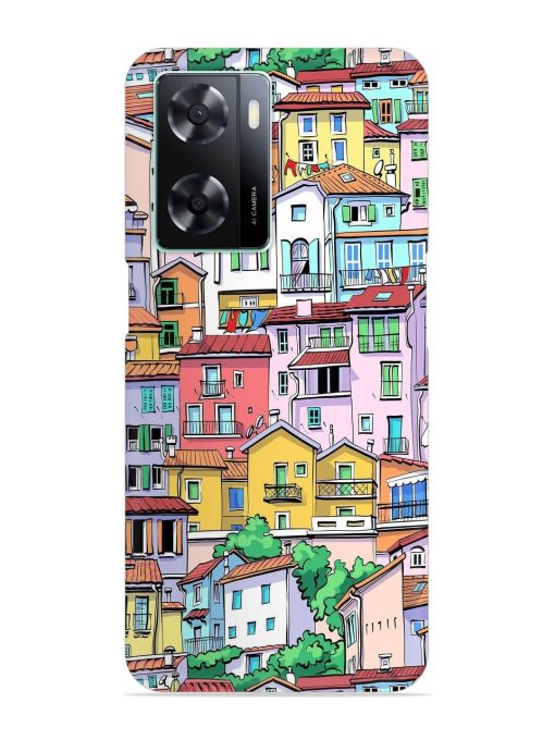 Europe Old Town Snap Case for Oppo A77S Zapvi