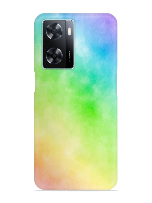 Watercolor Mixture Snap Case for Oppo A77S