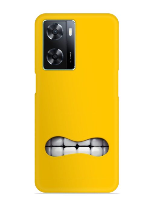 Mouth Character On Snap Case for Oppo A77S