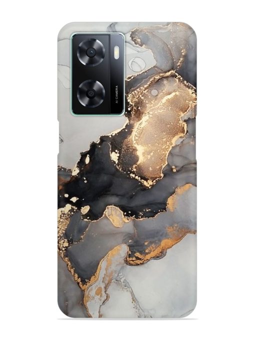 Luxury Abstract Fluid Snap Case for Oppo A77S Zapvi