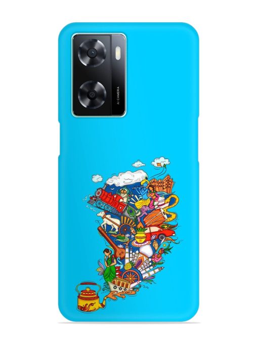 Vector Design Indian Snap Case for Oppo A77S