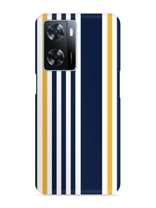 Seamless Stripe Pattern Snap Case for Oppo A77S