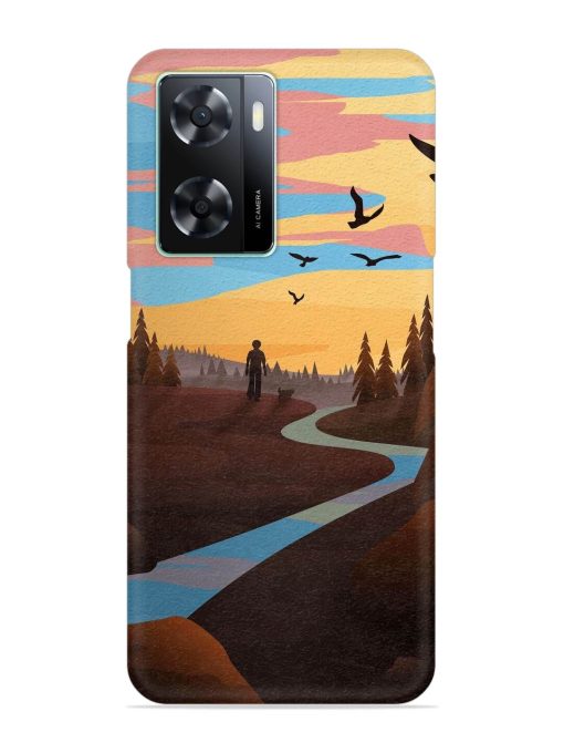 Natural Landscape Art Snap Case for Oppo A77S