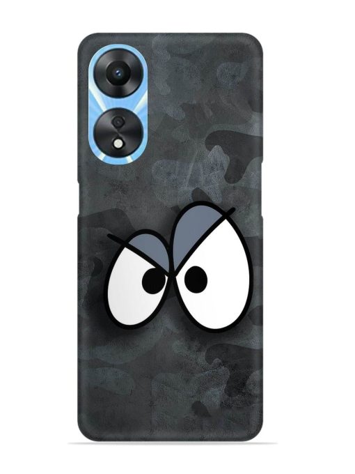 Big Eyes Night Mode Snap Case for Oppo A78 (5G) Zapvi