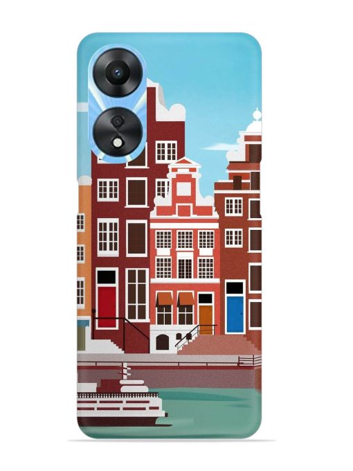 Scenery Architecture Amsterdam Landscape Snap Case for Oppo A78 (5G)