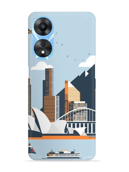 Sydney Opera Landscape Snap Case for Oppo A78 (5G) Zapvi